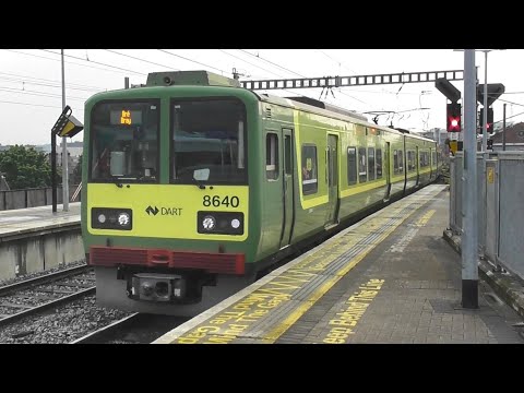 Irish Rail 8520 Class Dart Train 8640 arriving at Connolly Station, Dublin