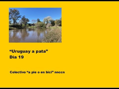 Canelones a pata (Día 19 de "Uruguay a pata"): El Colorado-Las Brujas. Desde Montevideo en bici.