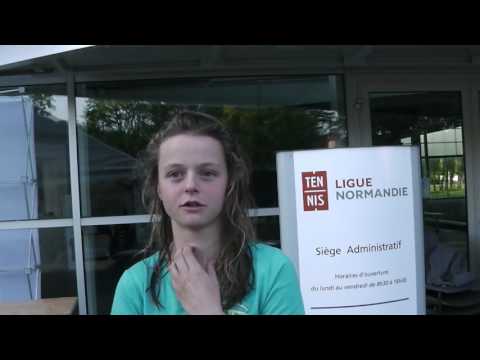 tennis - Championnat Séniors Normandie- I T V Alice Robbe ( Tourlaville)