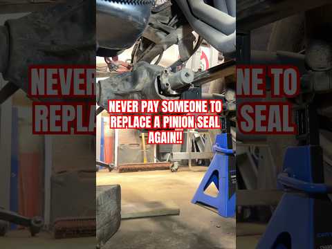 Never EVER pay someone to do a pinion seal again! Watch as I do one on a Dana 44 in 3 minutes!!