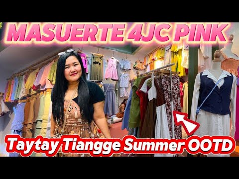 TAYTAY TIANGGE: MASUERTE PINK SUMMER OOTD | Detailed Vlog With Prices