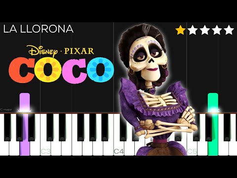 La Llorona - Coco | EASY Piano Tutorial