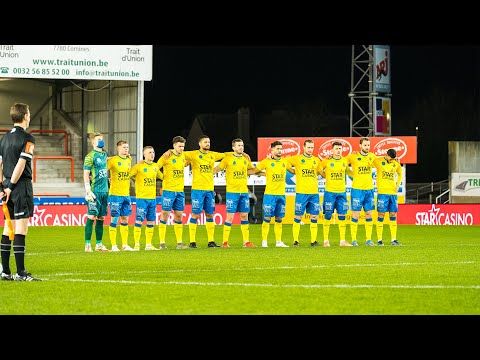 🎥 SP19 | Wedstrijdverslag RE Moeskroen - Waasland-Beveren 3-0 (05-02-2022). 💛💙🦁
