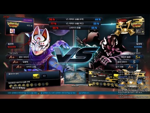 Chanel (kunimitsu) VS eyemusician (yoshimitsu) - Tekken 7 5.10