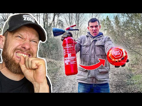 EXPLOSION in Mattins Händen! - Anti-Feuer Ball zum Löschen von Bränden? | Fritz Meinecke reagiert