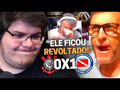 CASIMIRO REAGE: RÁDIO CRAQUE NETO - CORINTHIANS 0X1 ARGENTINOS JUNIORS (LIBERTA) |Cortes do Casimito