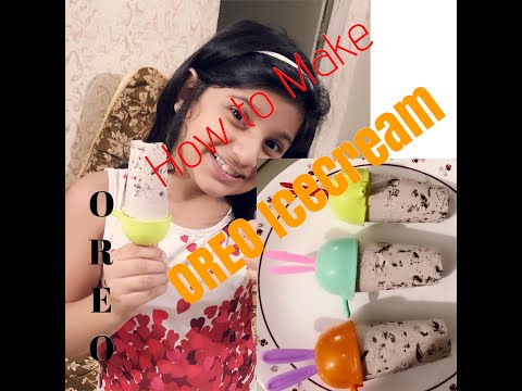 How to make OREO IceCream at home #hooriya#Aroosh