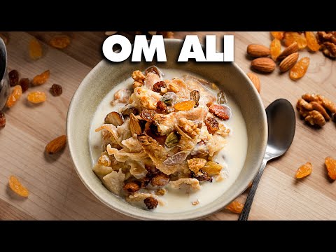 Om Ali Recipe - Egyptian Bread Pudding Dessert!