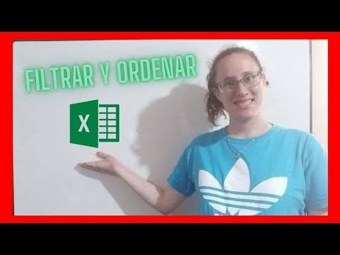 😎FILTRAR y ORDENAR en EXCEL FÁCIL y RÁPIDO😎