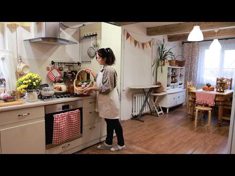 Little joys of Slow Living. Cooking with seasonal vegetables. First Christmas decor
