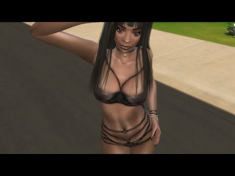 sims 4 custom character download black girls female Brianna Williams by Bonita100 Game Video Preview