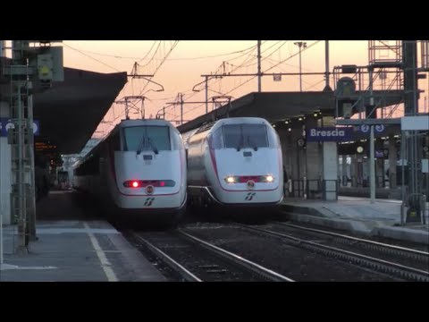 2015-12-20 Arrivi e partenze alla stazione di Brescia aspettando il Rapido delle Dolomiti