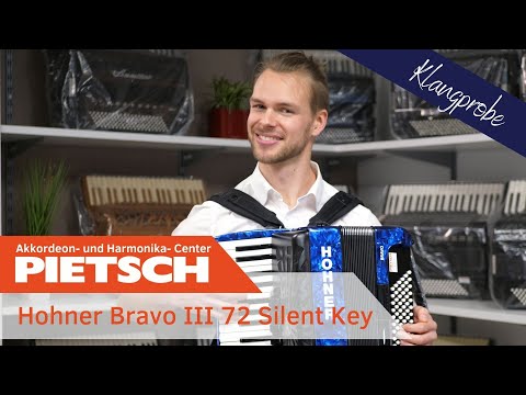Akkordeon - Hohner Bravo III 72 Silent Key - Klangprobe