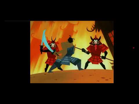 Samurai jack emperor vs aku army