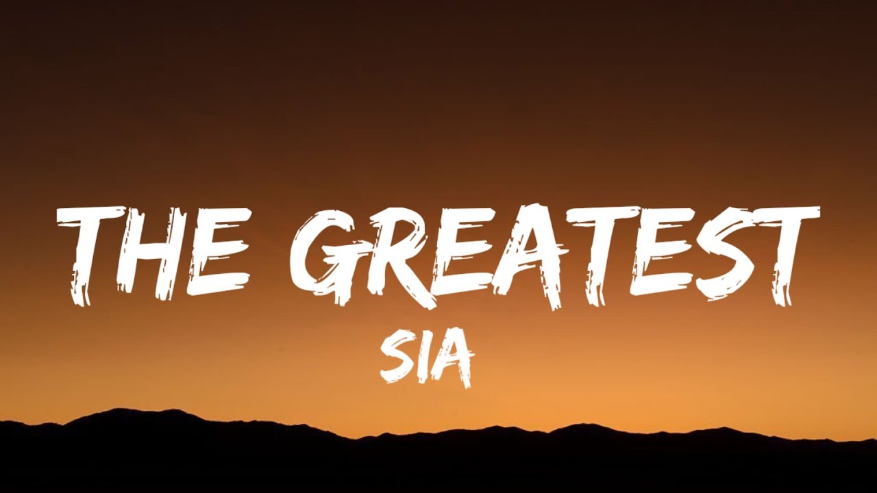 Sia - The Greatest (Speed up/Lyrics)| don't give up;  don't give up, no no no... (TikTok Song)