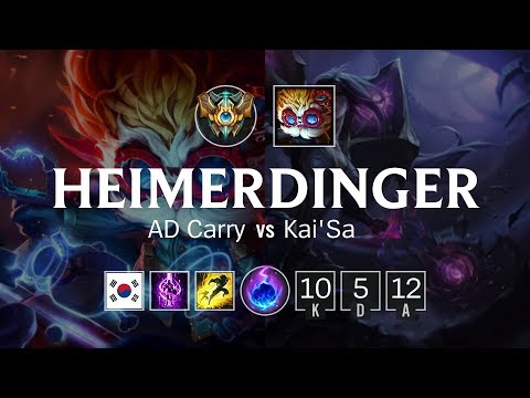 Heimerdinger Bot vs Kai'Sa - KR Challenger Patch 8.20