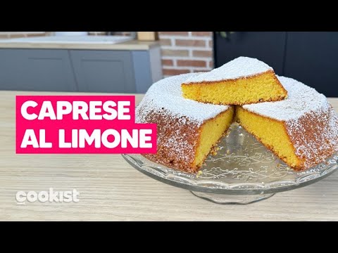 CAPRESE AL LIMONE: la ricetta SENZA GLUTINE del dolce super SOFFICE e profumato! 🍋