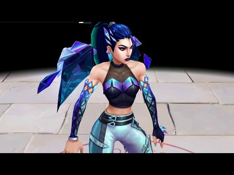 KDA ALL OUT Kai'Sa Skin - Detailed Spotlight