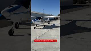 @PipistrelAircraft Alpha Trainer Arrivals in KICT #pipistrel #lightsportaircraft #privatepilot