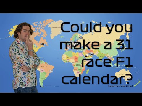Could You Make a 31 Race Formula One Calendar?