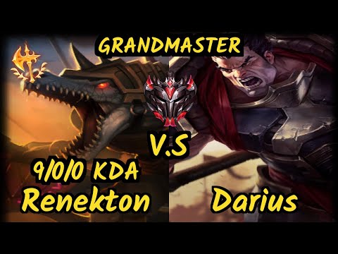 FNC Bwipo (RENEKTON) vs DARIUS - 9/0/0 KDA TOP GAMEPLAY - EUW Ranked GRANDMASTER