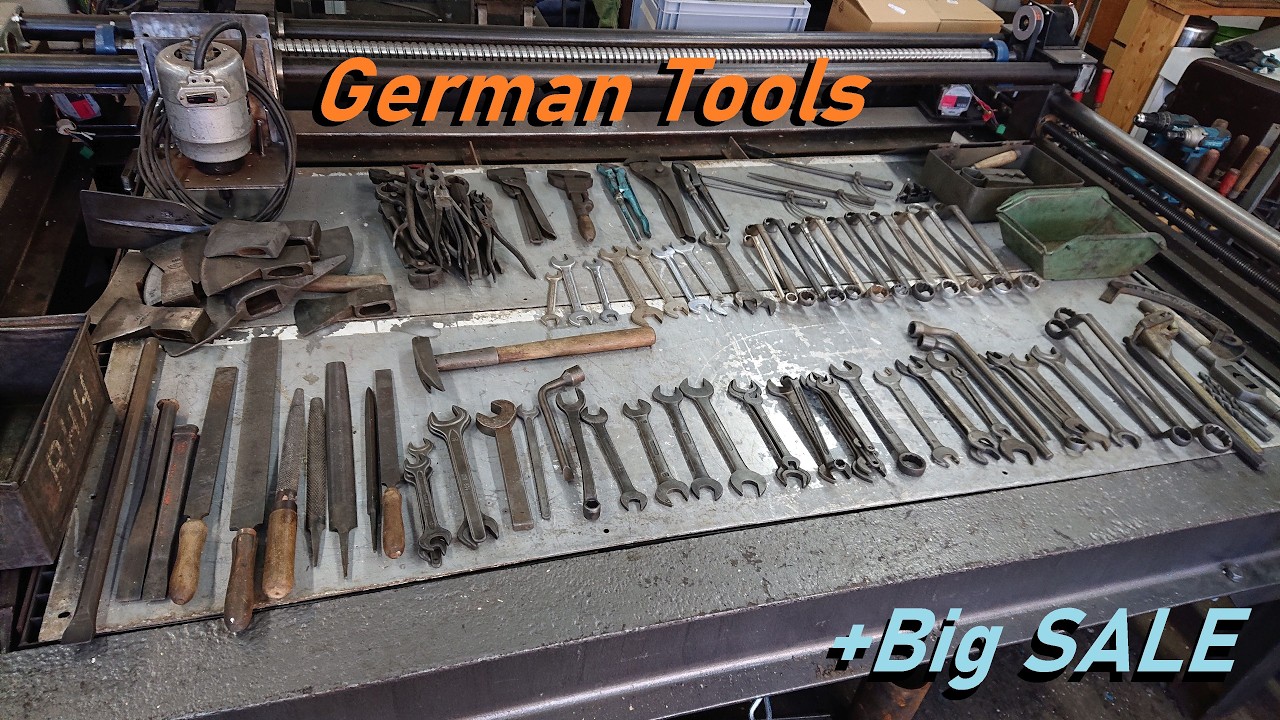 German Tools - Scrapyard Treasure Trove! History and Restoration!