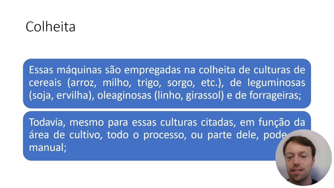 Maturação, colheita