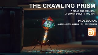 [TRAILER] The Crawling Prism - A Fully Procedural Lifeform in Houdini