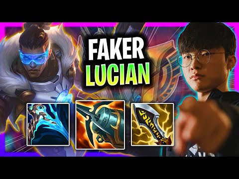 FAKER IS READY TO PLAY LUCIAN MID! | T1 Faker Plays Lucian Mid vs Draven!  Season 2024