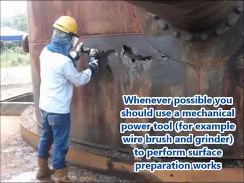 Composite Corrosion Repair on Storage Tanks & Vessels with Wrap Seal PLUS Corrosion Repair System