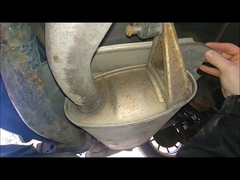 Fixing a rattling Pontiac Vibe muffler / exhaust heat shield