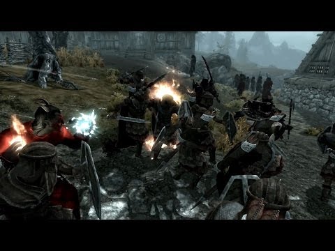 Skyrim Battles - 105 Imperials vs 50 Dremoras Valkynaz [Full Video][Master Settings]