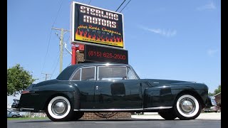 Video Thumbnail for 1948 Lincoln Continental