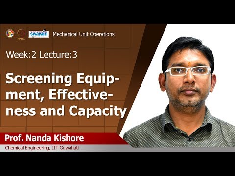 Mechanical Unit Operations Introduction Video