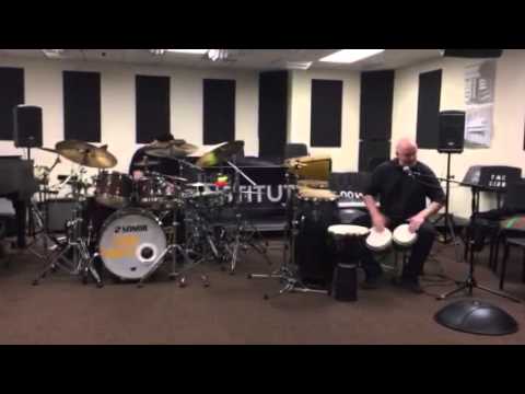 Thunder Duo plays Tak-Tom at USC, LA, California.