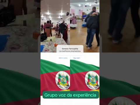 grupo da terceira idade voz da experiência de Arroio do Sal.