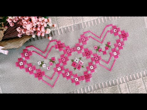 #267 Bordado para o Dia das Mães - Ponto Reto e Ilhós