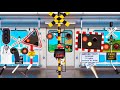 Railroad Crossings Inside A Train After An Emergency Stop