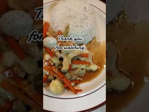 How to make Stir-fry Chicken with mixed vegetables Thai food Style #thaifood #thaicuisine #stirfry