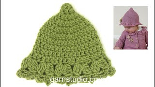 How to crochet the lace edge in DROPS Baby 14-5