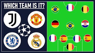 Guess the CHAMPIONS LEAGUE team Part 1/3 | 2020-2021 Season (Football Quiz)