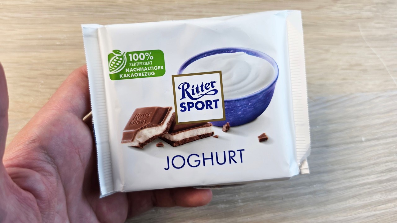 ПРОБУЮ ШОКОЛАД RITTER SPORT С ЙОГУРТОМ!