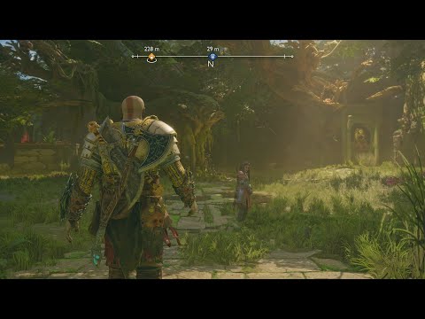 Freya Softly Greeting / Saying Hi To Kratos - God of War: Ragnarök