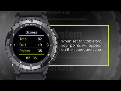 SkyCaddieLX5 Round Options