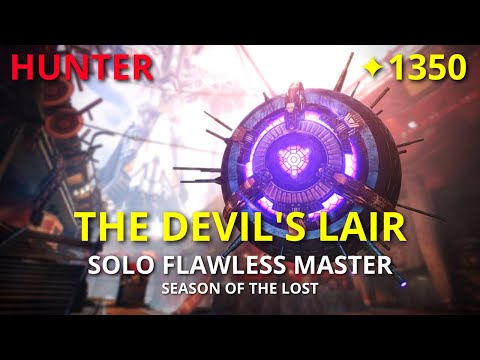 The Devil's Lair - Solo Flawless 1350 Master Nightfall | Destiny 2 (PS5)