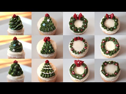 12 easy Christmas cupcakes Ideas | Tree and...