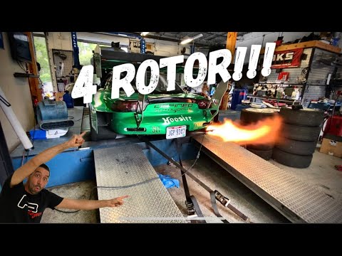 4 ROTOR RACE CAR DYNO!