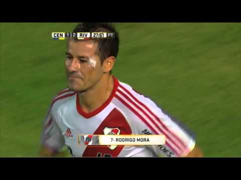 Gol de Mora. Central 1 - River 2. Fecha 4. Primera División 2016.