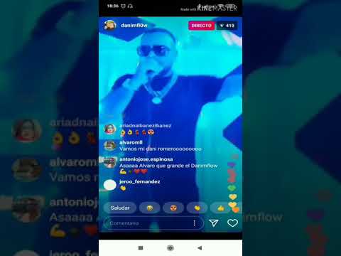 @DaniMflow en directo en Instagram