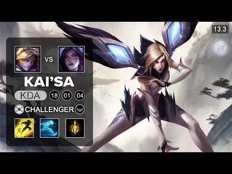 Kai'sa vs Ezreal ADC - KR Challenger - Patch 13.3 Season 13